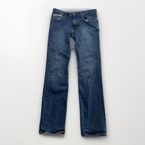 Vans Jeans Men Sz 30x32 Off The Wall Custom Made For You Skateboard Grunge Blue